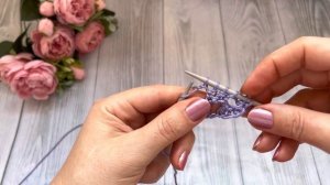 КРУПНАЯ,ЛЕТНЯЯ СЕТКА СПИЦАМИ. Тренд сезона.Мастер класс.