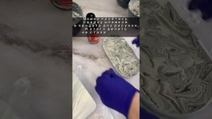 Мраморная техника или эффект мрамора ?