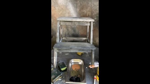 Красим и состариваем мебель или фотофон своими руками. DIY.
