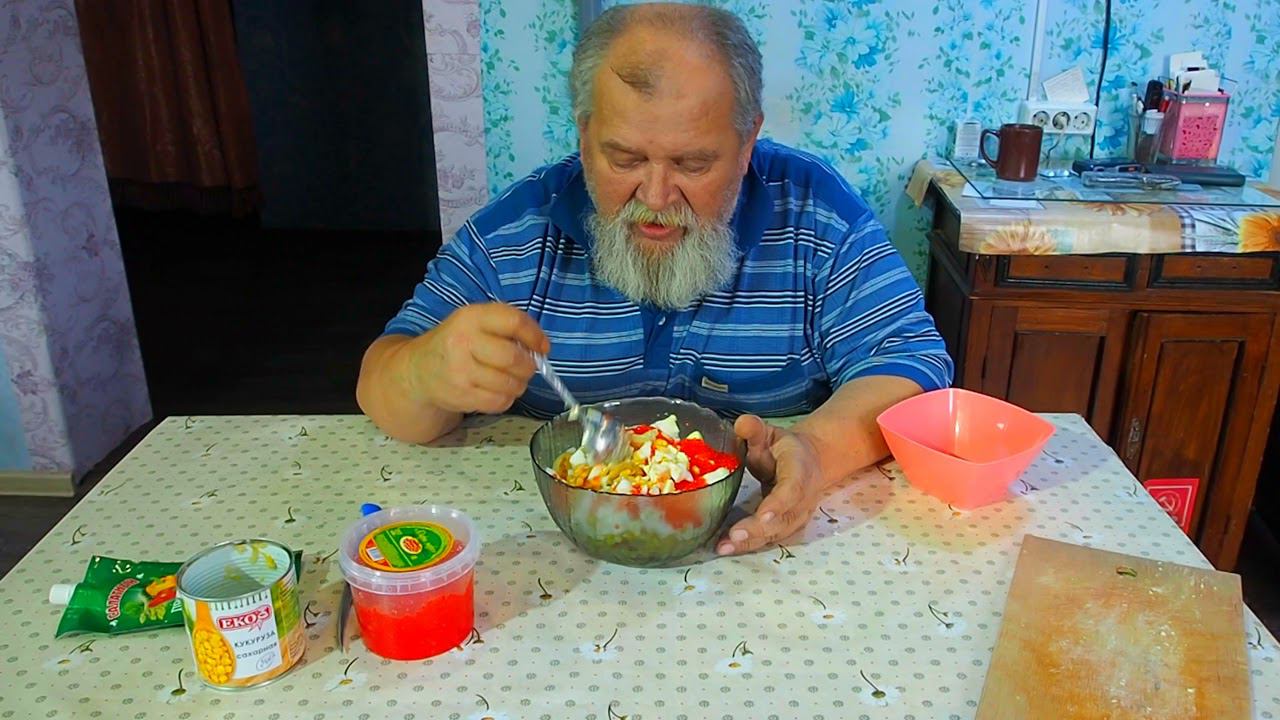 ЗАМЕНИТЕЛЬ КРАСНОЙ ИКРЫ С КУКУРУЗОЙ НОВОЕ СОЧЕТАНИЕ БЛЮДА ОТ ШЕФ ПОВАРА ВАСИЛИЧА