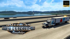 American Truck Simulator . DD база Moza R5. Кооп с @Ursus83