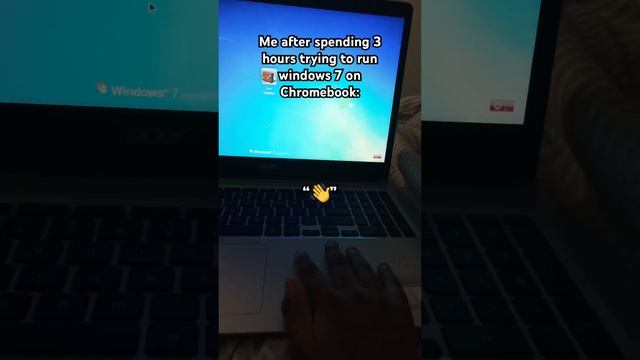When you try to run Windows on Chrome: #memes #windows7 смотреть онлайн
