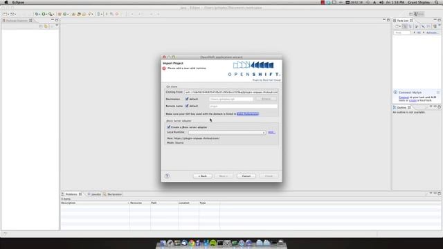 Deploying Java Apps to the Cloud with the OpenShift Eclipse Plug In смотреть онлайн