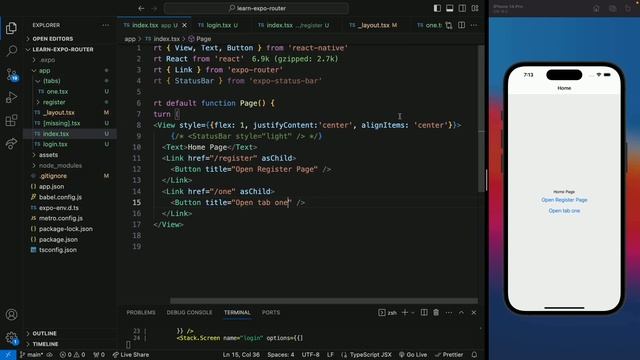 Build complex layouts with Expo Router v2 and Expo SDK 49 | File Based Routing | React Native смотреть онлайн