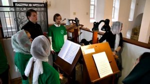 ХЕРУВИМСКАЯ ПЕСНЬ (ИЖЕ ХЕРУВИМЫ...) обиходная мелодия | хор православных добровольцев (Йошкар-Ола)