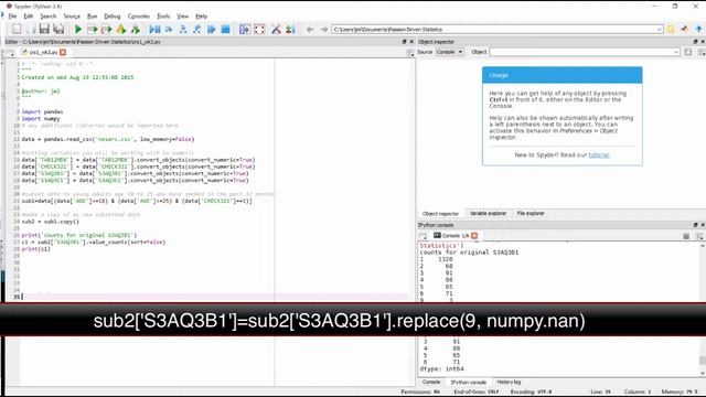 Data Management – Python 1/4”