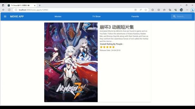 Movie app with React js , Material-ui, Redux toolkit, Typescript, React router смотреть онлайн