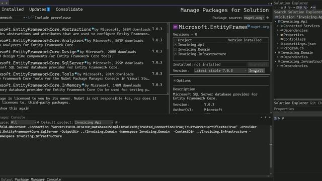 How to use Entity Framework Core Database-First in a separate project смотреть онлайн
