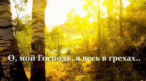 О, мой Господь, я весь в грехах....