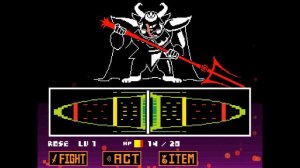 Undertale - Asgore introduction and boss fight
