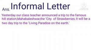 How to write informal and formal letters