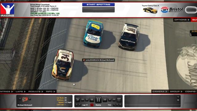 iRacing Radioactive: Bristol Motor Speedway 4/5/2020