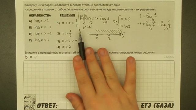 ? Каждому из четырёх неравенств в левом столбце ... | ЕГЭ БАЗА 2018 | ЗАДАНИЕ 17 | ШКОЛА ПИФАГОРА смотреть онлайн