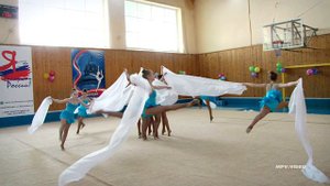 Выступления по художественной гимнастике -  По небу