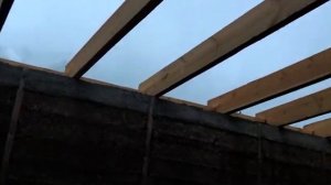 Сборка перекрытия 1 этажа из деревянных балок