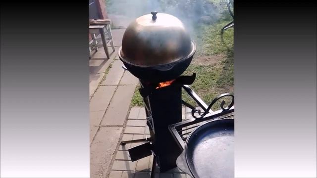 Ракета. Печка из профильной трубы смотреть онлайн