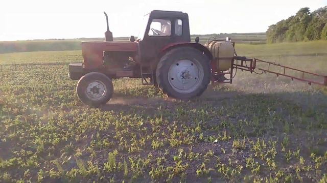 Оприскування #сої палим бурян проста + генка ремонт оприскувача #мтз #оп-400 смотреть онлайн