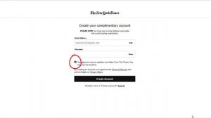 Set up your free New York Times account through Lavery Library