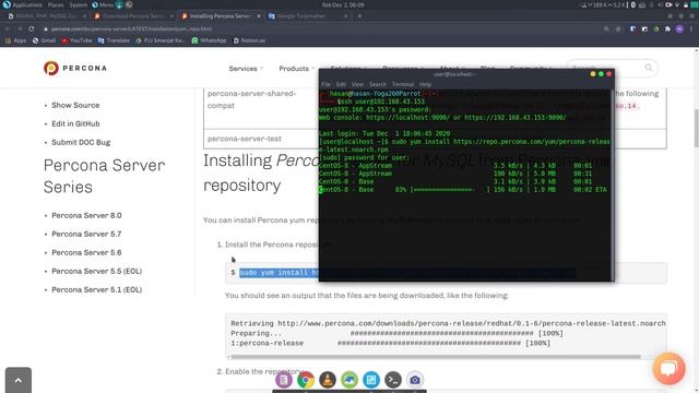 20201202 Cara Instalasi Percona Server for MySQL di CentOS 8 - Indonesia смотреть онлайн
