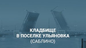 Кладбище в п. Ульяновка (Саблино)