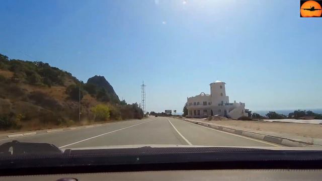 Как выглядит самый живописный участок автодороги Севастополь-Ялта на скорости 500 км/час