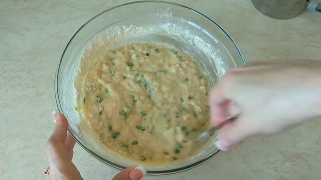 ОЛАДЬИ С ФАРШЕМ И ЗЕЛЕНЫМ ЛУКОМ|Просто и вкусно