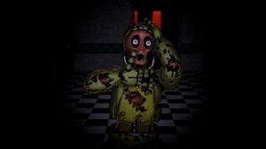 Springtrap lifting up his mask and screaming (SFM)