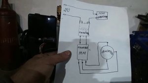 подключаем компрессор с двигателем 380в к сети 220в