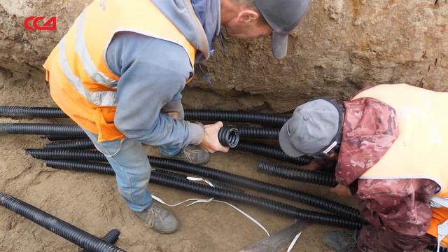 Монтаж кабельной канализации на основе системы ССД-Пайп в реальных условиях