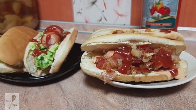 Хот-дог /Hot dog/ как сделать дома самим!