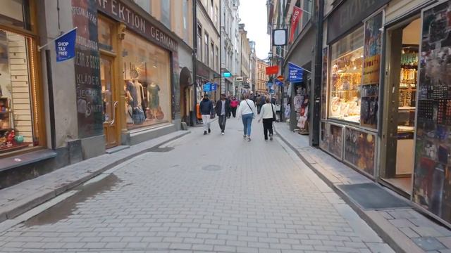 Пешеходная экскурсия по Стокгольму, Швеция в формате 4K - апрель 2024