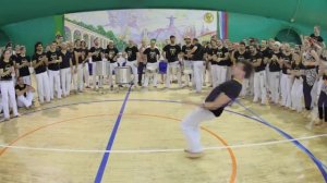 Solo on Batizado. First capoeira meeting, Moscow. CDO Mestre Cueca