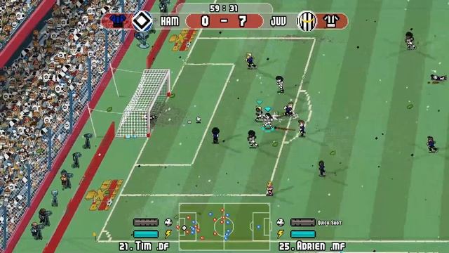 PIXEL CUP SOCCER - ULTIMATE EDITION Gameplay - Eurochamp League - Juventus [no commentary] смотреть онлайн