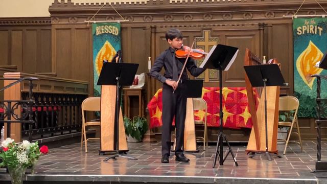 Violin Concerto No.1, A min.(J. B. Accolay)     Evan Aparentado, Violin/ Mark Yolleck, piano смотреть онлайн