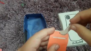 распаковка бумажного Айфона и таинственного подарка