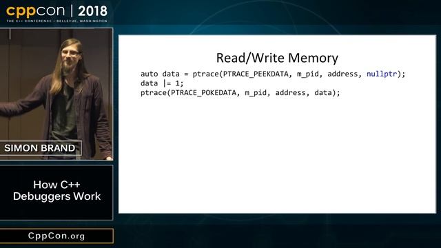 CppCon 2018: Simon Brand “How C++ Debuggers Work”