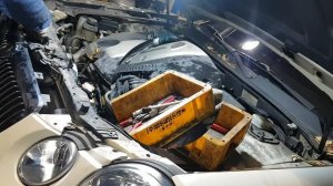 KIA OPIRUS radiator replacement (기아 오피러스 라지에이타 터짐으로 교환)