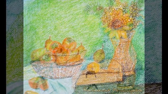 Работы масляной пастелью смотреть онлайн