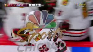 Chicago Blackhawks VS  Colorado Avalanche | Gustafsson wires home one timer