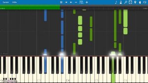 Ну, погоди - Расскажи, Снегурочка 50% - ? Piano Tutorial ? (Synthesia)