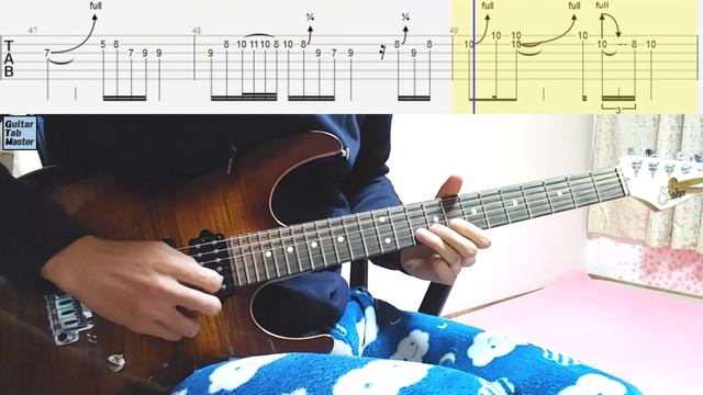 TAB ACDC - Back in Black Guitar solo