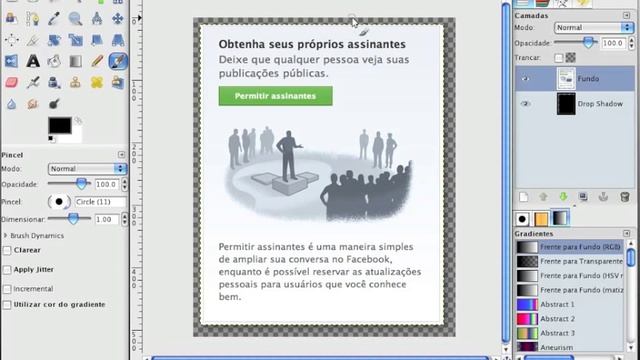 Como colocar sombra em imagens com o GIMP - Video Aula do SITE CASEIRO смотреть онлайн