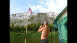 Первый сплав на плоту по реке Дон