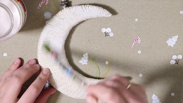Сыр Луна 2020 год Мыши / ИЗ ДЖУТА новогодняя подвеска /christmas pendant