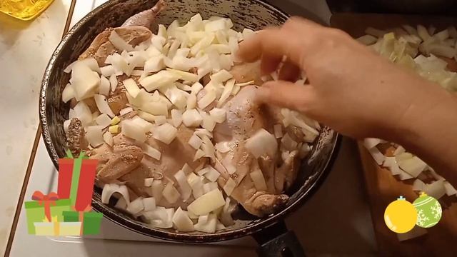 Простой и быстрый РЕЦЕПТ ПЕРЕПЕЛОВ с луком в сметане! + поздравление для моих подписчиков ?