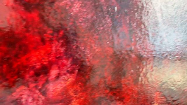 Абстрактная живопись для современных интерьеров в красных тонах, 80х80 см | Interior abstract art смотреть онлайн