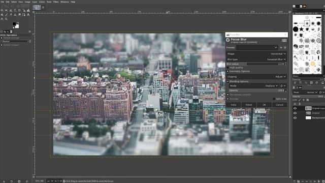 How to Create a Tilt Shift Effect in Gimp смотреть онлайн
