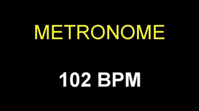 Metronome 102 BPM Beats Per Minute смотреть онлайн