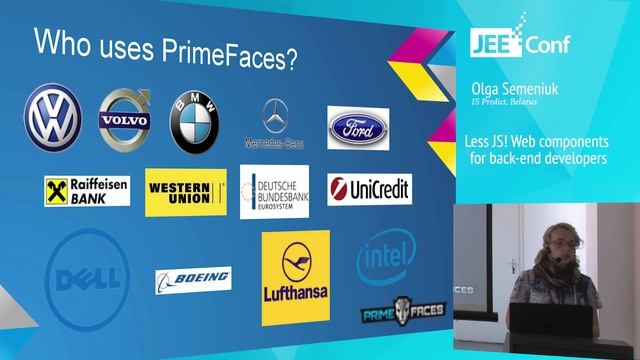 Less JS! Web components for back-end developers. (Olga Semeniuk, Belarus) смотреть онлайн