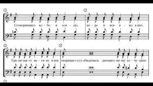 Хвали, душе моя, Господа. Дивеевское. Весь хор